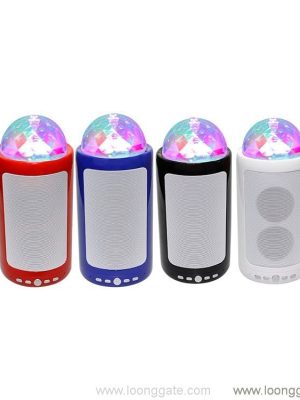 Rechargeable Bluetooth Wireless Party Speaker with Dancing LED Lights