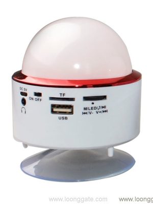 Lampu Meja Dikendali Toél sareng Speaker Bluetooth - Image 3