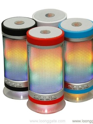 Wirless Portable Bluetooth DSP Speaker with Dazzle LED Light - Image 4
