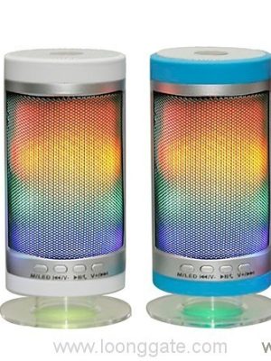 Wirless Portable Bluetooth DSP Speaker with Dazzle LED Light
