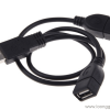 2 female 1 male usb extension cable