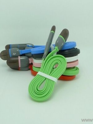 2 في 1 flat usb cable