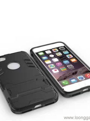 2in1 Iron Bear TPU+PC Back Cover