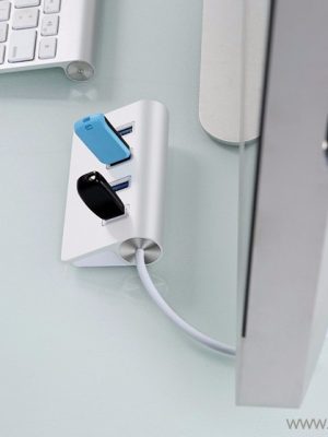 4-port type c usb 3.0 hub aluminum usb hub - Image 3