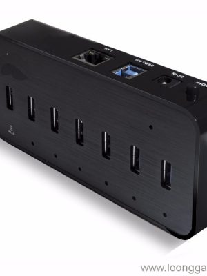 7 پورت USB 3 hub with 2A fast usb charger