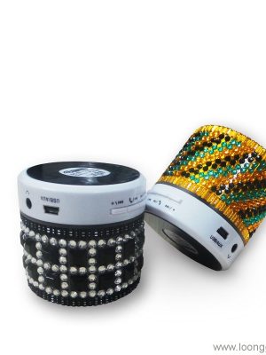 Bling Diamond Wireless Mini Bluetooth Speaker