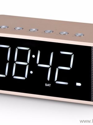 Bluetooth Speaker na may LED na Display ng Alarm Clock