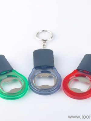 Bottle Opener Keychain With LED Light
