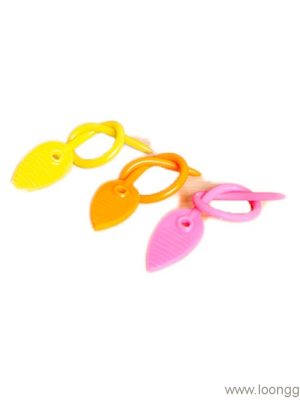 Candy-colored silicone foliage Winder headphone cable management hub