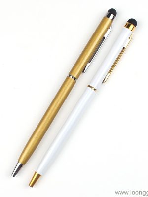 colorful 2 లో 1 stylus slim torch pen