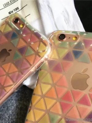 Colorful triangle patterns Phone Case for iPhone 7 - Image 3