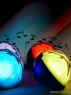Crystal Ball LED Light Bluetooth Speaker
