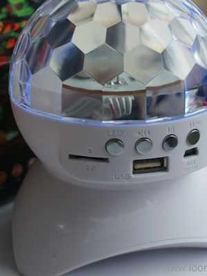 Crystal Magic Ball LED Disco Light Bluetooth Speaker