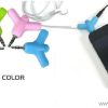 Earphone Music Splitter with Phone Holder