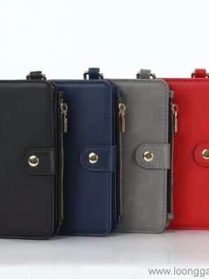 for iPhone 7 Plus Leather Case Strap