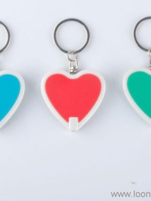 Heart Shape LED Keychain Light