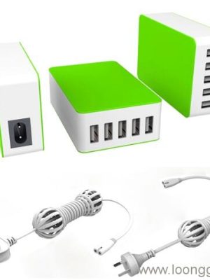 Ауыр жұмыс істейтін бірнеше портты USB жұмыс үстелі зарядтағыш