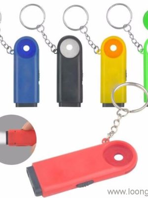 Led Flash High Beam Torch Light Bulb Keychain - Image 3