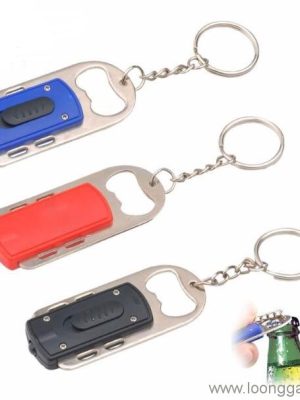 Led Keychain Flash Light With Bottle Opener