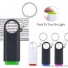2 LED Keychain Light with Magnifier