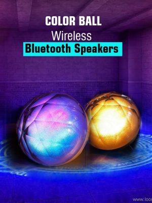magic crystal color ball led light bluetooth speaker with remote control