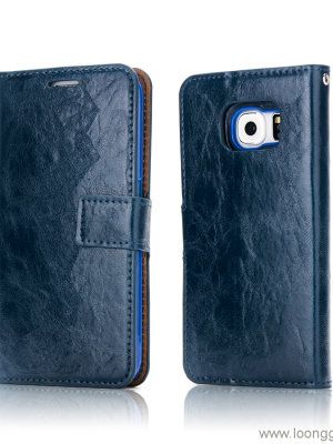 Magnetic Leather Flip Cover Case
