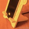 Carved Wood Novelty Phone Table Holder