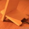 Carved Wood Novelty Phone Table Holder