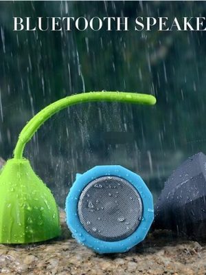 novelty lotus mini waterproof green bluetooth speak