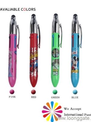 plastic cool na touch screen stylus pen