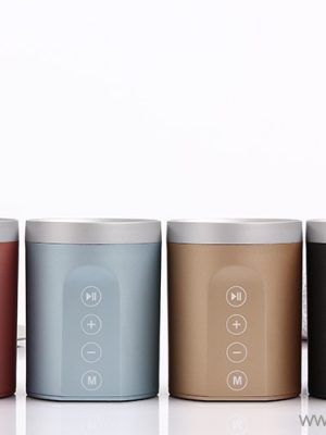 round 3D stereo sound 8W powerful bluetooth speaker