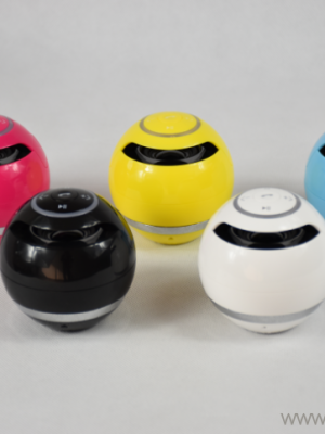 Round Ball Mini Wireless Portable Flash Light Bluetooth Speaker