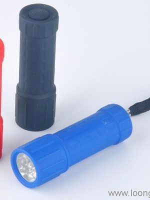 Rubberized 9 LED фенерче