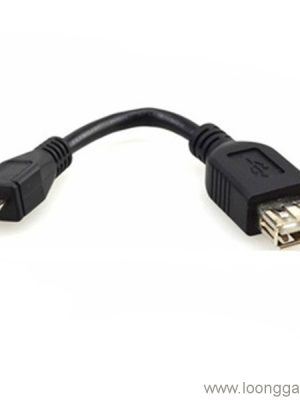 ટૂંકી લંબાઈની માઈક્રો USB થી AF OTG કેબલ