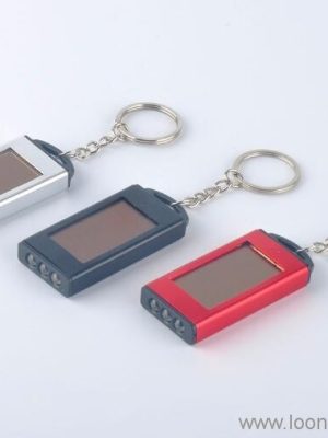 Solar Powered 3 Llum PORTAT Keychain