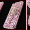 Transparent TPU Flowing Liquid Glitter Sand Phone Cover
