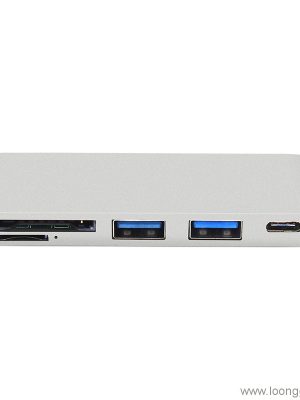 tipe c usb 3.1 hub kalawan card reader - Image 3