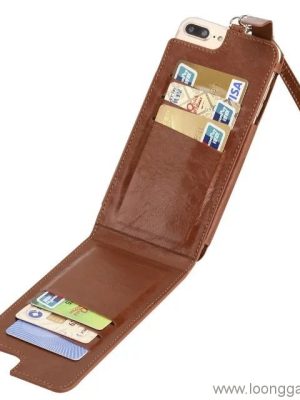 Weave Pattern Card Slots Sleeve for iPhone 7 - Image 6