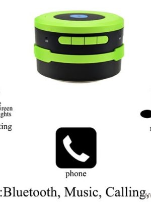 wireless bluetooth speaker led light with fm audio - Image 3
