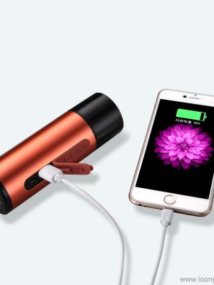 5200mAh ኃይል ባንክ ጋር ገመድ አልባ የብሉቱዝ ድምጽ ማጉያ