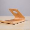 Walnut and Birch Wood Phone Holder
