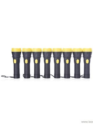 1 aa battery powered 1 light mini flashlight