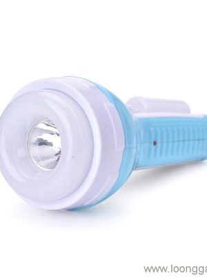 (5 + 1 w) charging round plug three switch with the portable solar flashlight