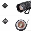 800 Lumen High Power 3.7V Zoom Led Flashlight Torch