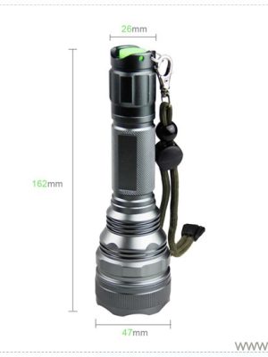 8000 Lumen IP65 ពិល LED ដែលអាចបញ្ចូលថ្មបាន ជាមួយនឹងការជ្រាបទឹក។