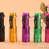 Aluminium Led Flashlight Torch Clip 365nm UV Laser Pointer Pen