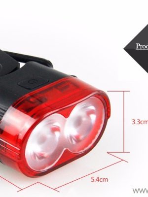 led bicycle lights with rear lights - Image 4