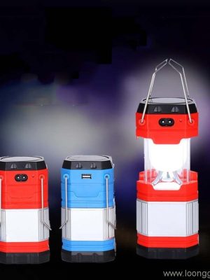 LED solar flashlights for camping