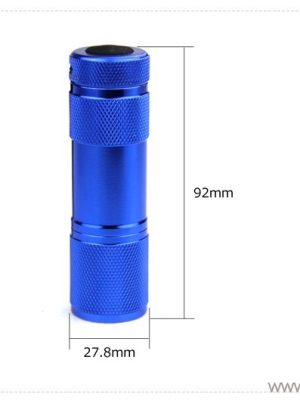 LED torch light with dry battery
