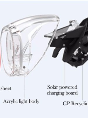 plastic LED bicycle bike rear light - Image 3
